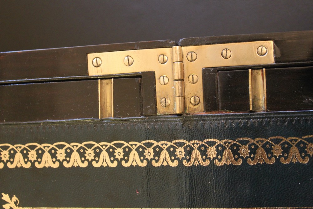 Victorian writing slope walnut with secret drawers View VII