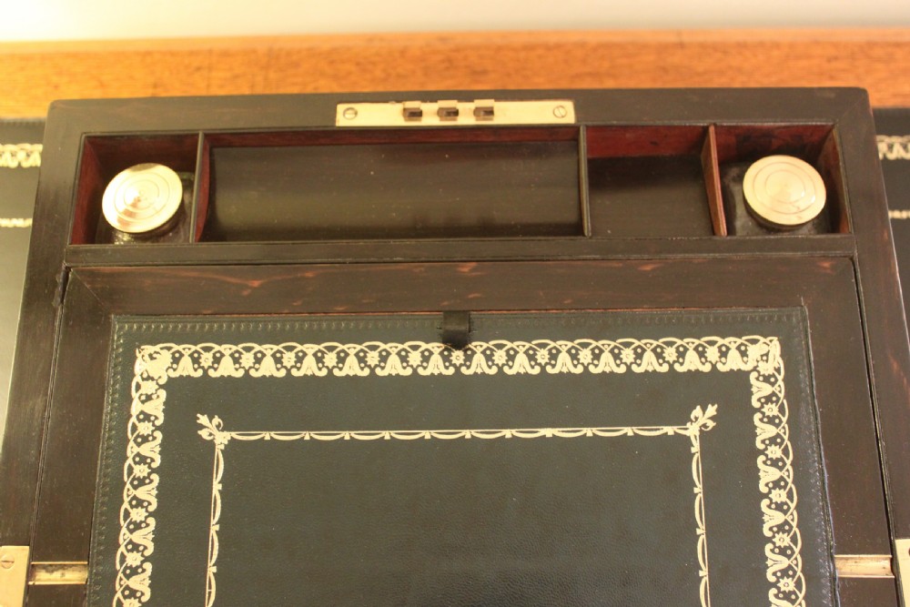 Victorian writing slope walnut with secret drawers View VIII