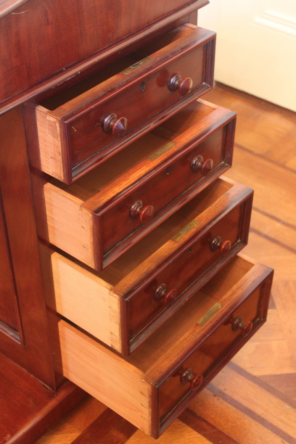 A 19th century mahogany Gentleman's Davenport desk View IV