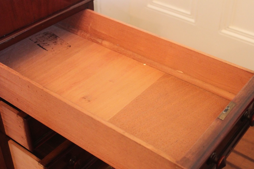 A 19th century mahogany Gentleman's Davenport desk View V