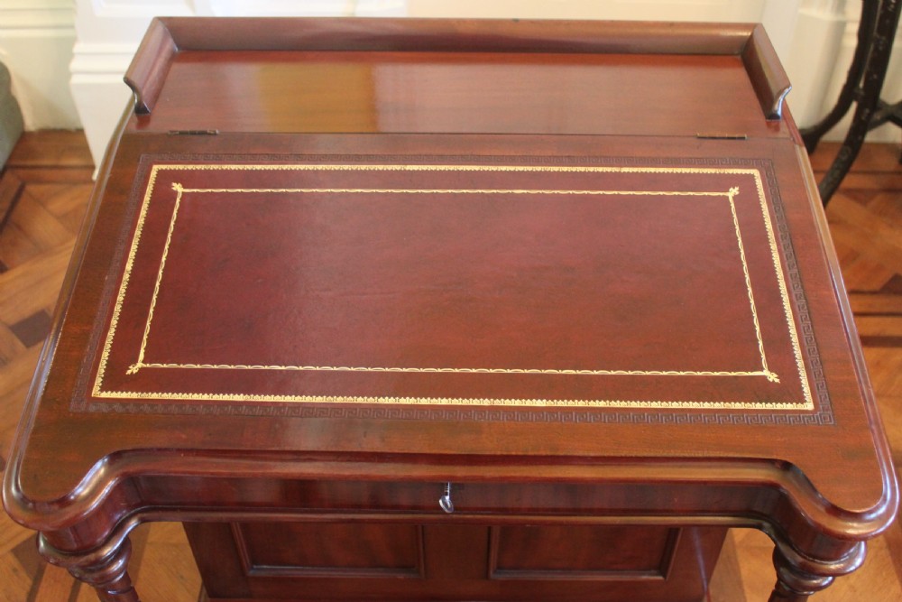 A 19th century mahogany Gentleman's Davenport desk View VIII