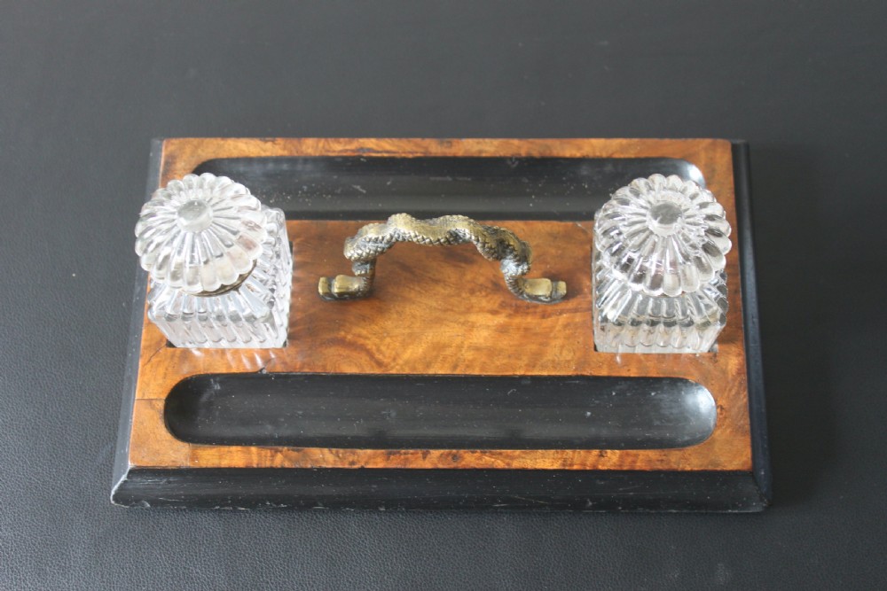 19th century desk standish