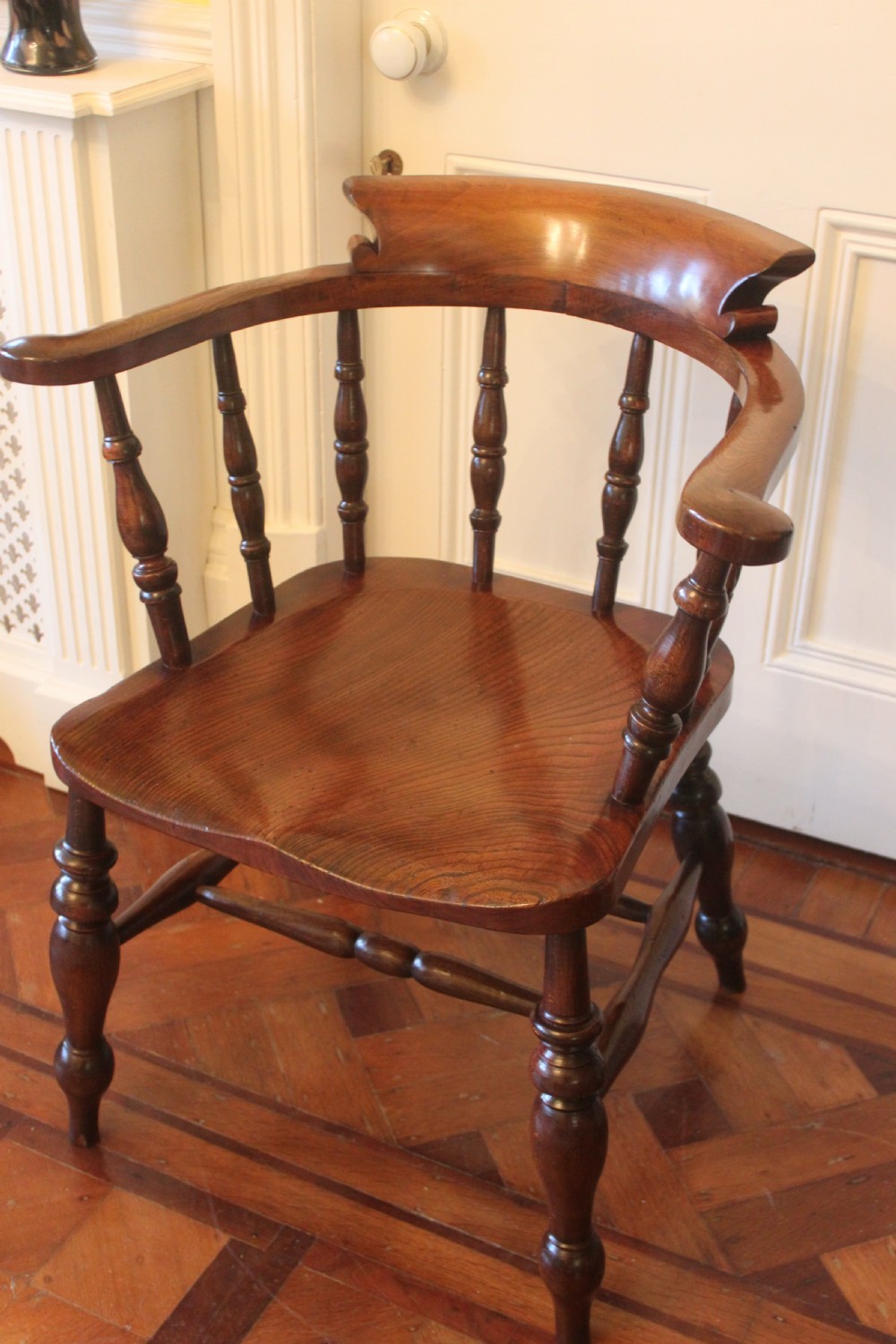 Victorian Smokers Bow armchair View II