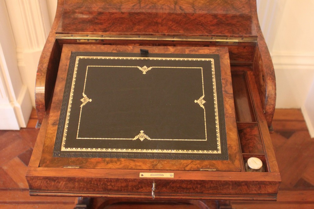 A fine Victorian Davenport desk View XI