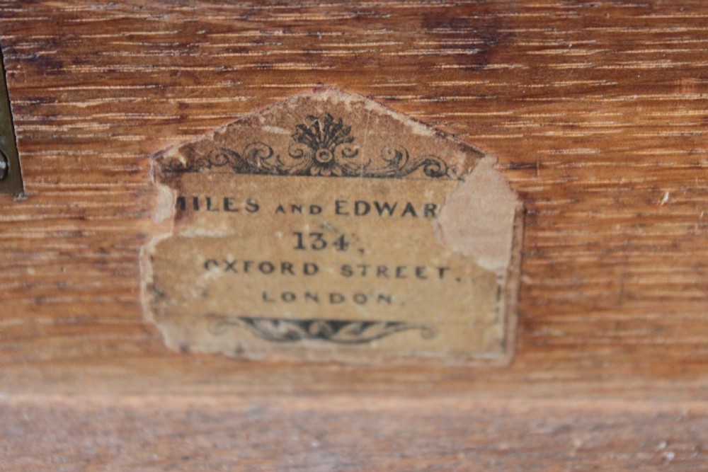 A fine mahogany partners desk by Miles & Edwards View VIII
