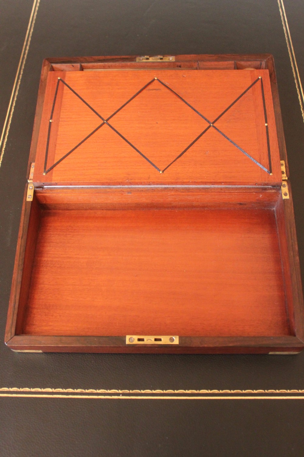Victorian and brass bound rosewood writing slope View VIII