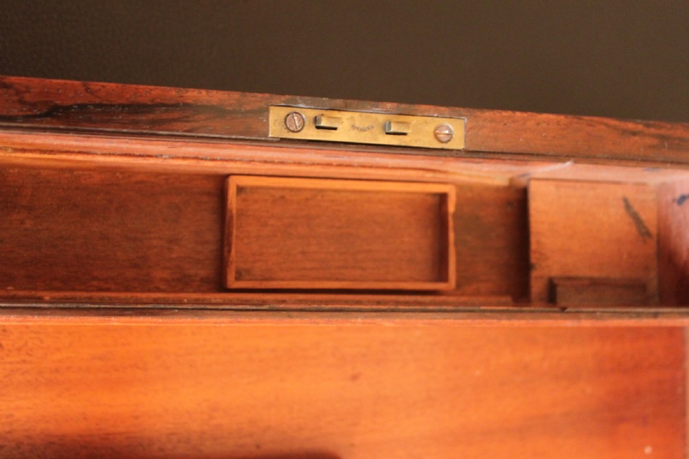 Victorian and brass bound rosewood writing slope View XI