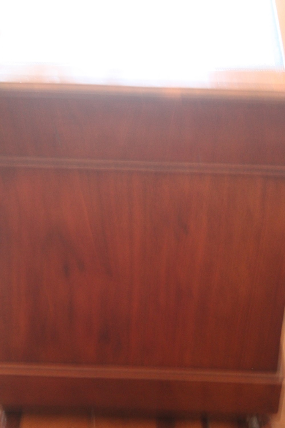 Victorian mahogany pedestal desk View XII
