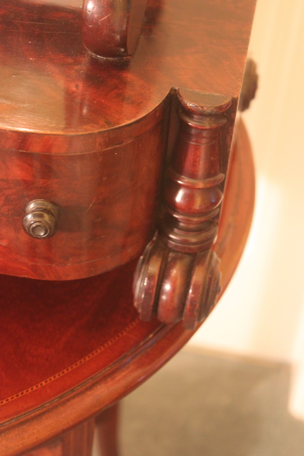 William IV mahogany dressing mirror View III