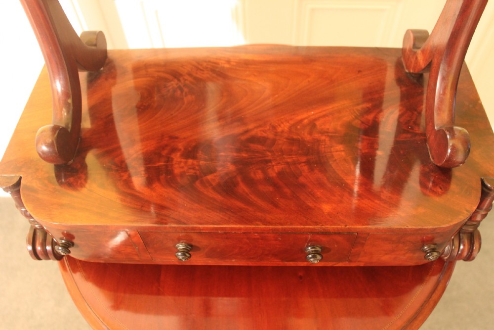 William IV mahogany dressing mirror View V