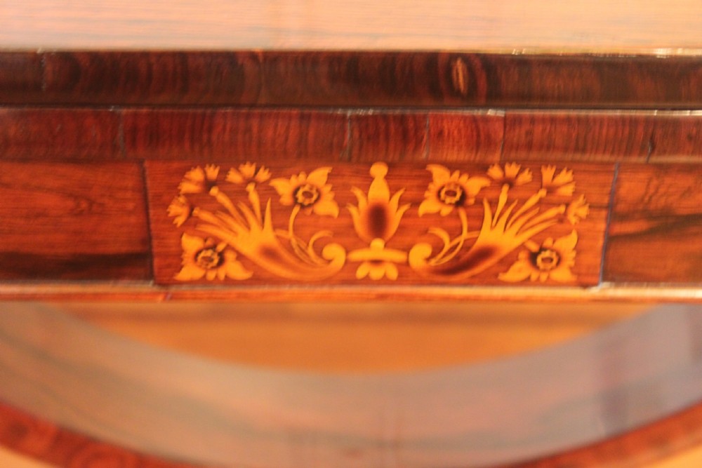 Regency rosewood card table View V
