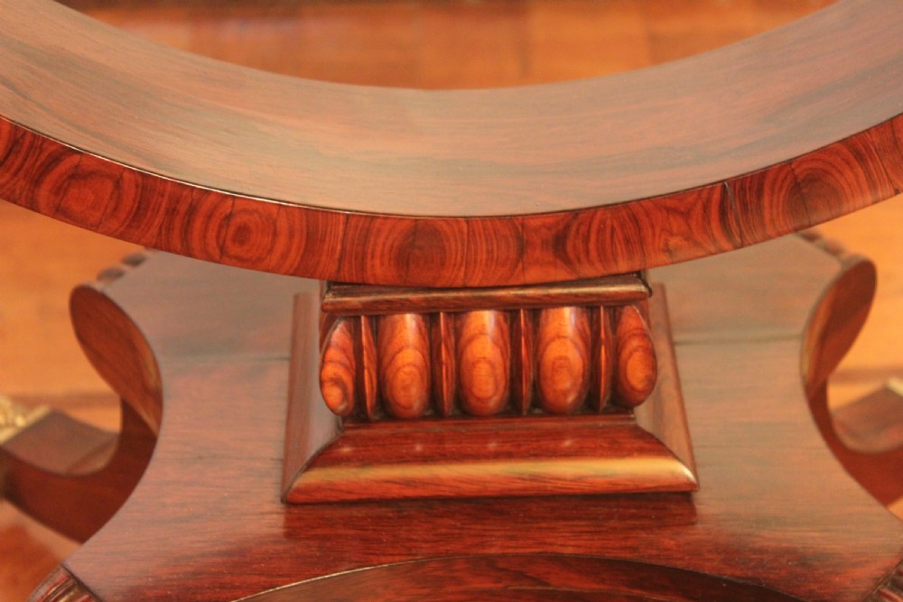 Regency rosewood card table View X