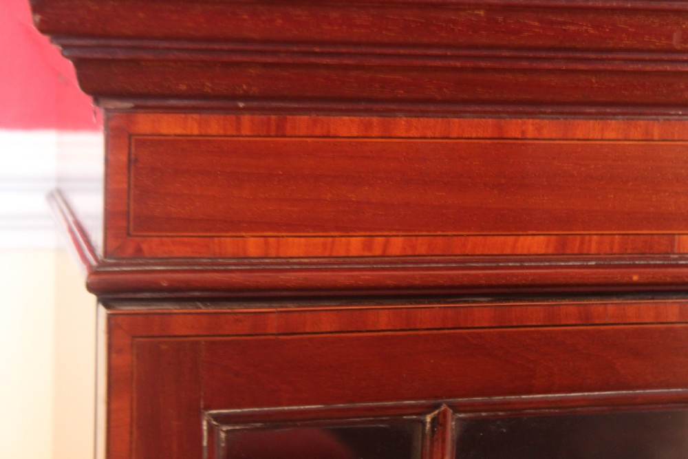 Late 19th century mahogany 13 panel glazed wall cabinet View III
