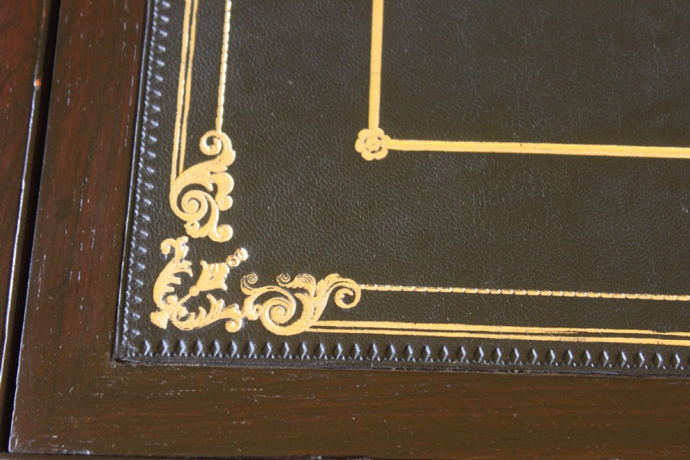 Regency rosewood and brass inlaid writing slope View VIII