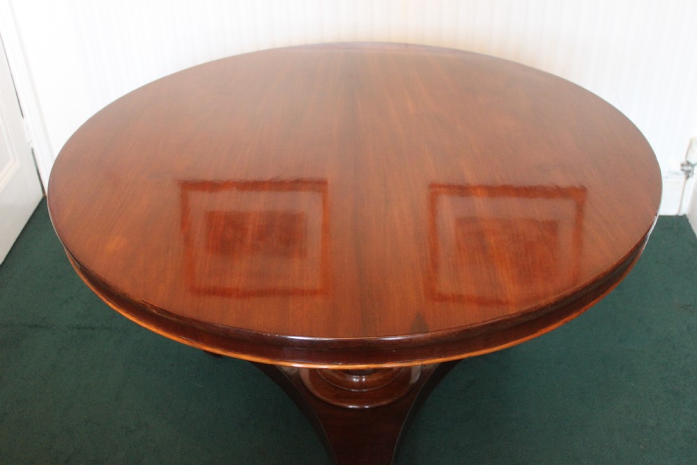 Victorian mahogany round table View VIII