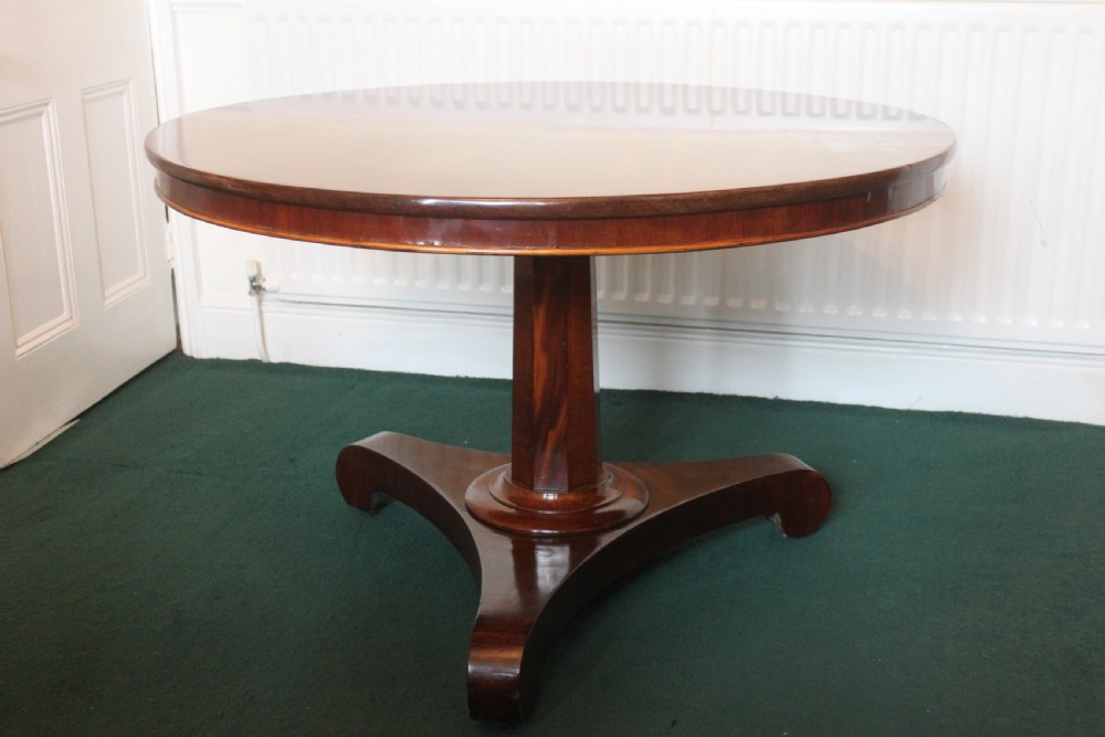 Victorian mahogany round table View IX