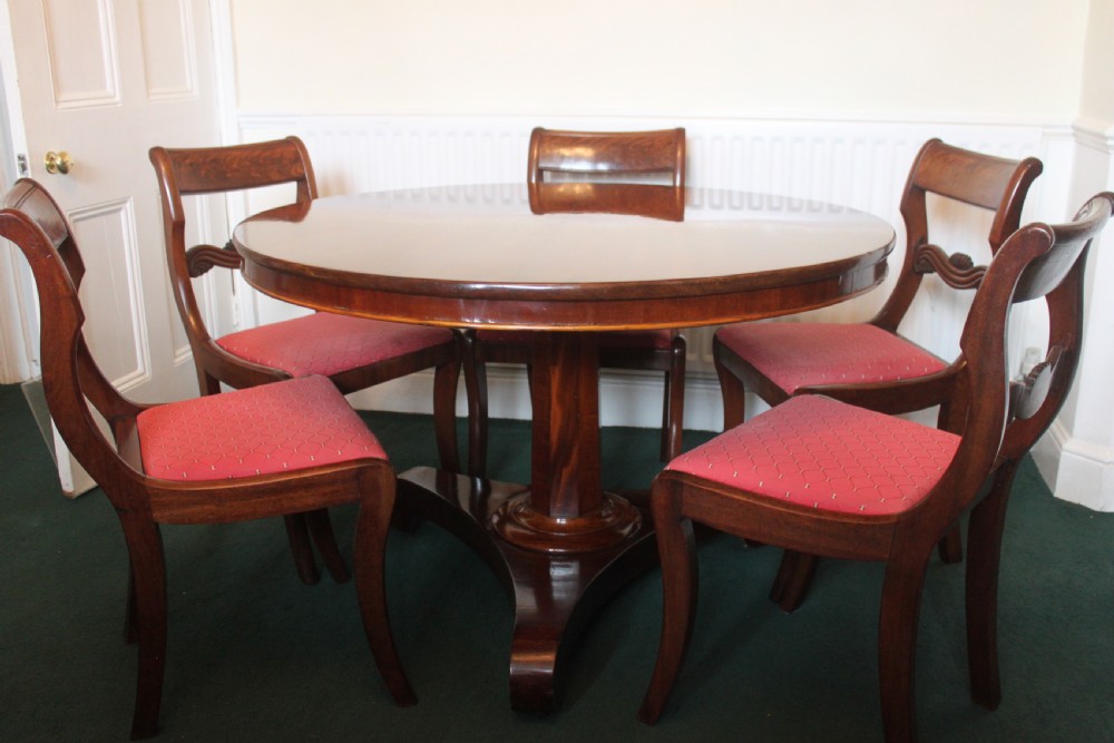 Victorian mahogany round table View XI