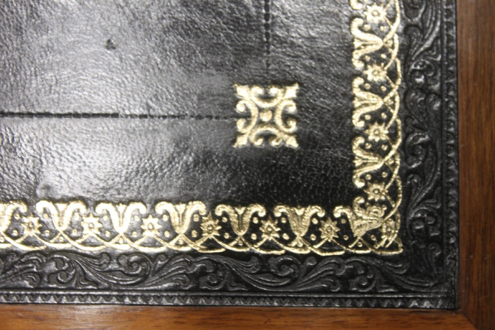 Victorian walnut brass bound writing slope View V