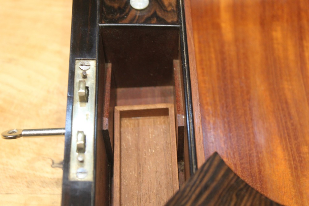 A fine 19th century Coromandel writing slope View XVIII