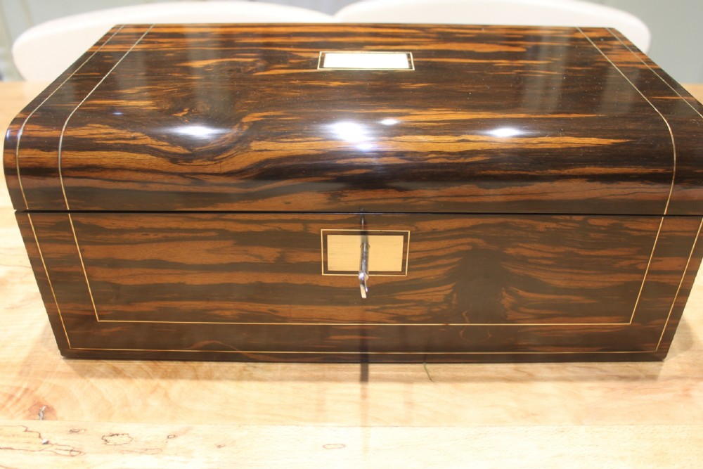 An exceptional quality Victorian coromandel writing slope View II