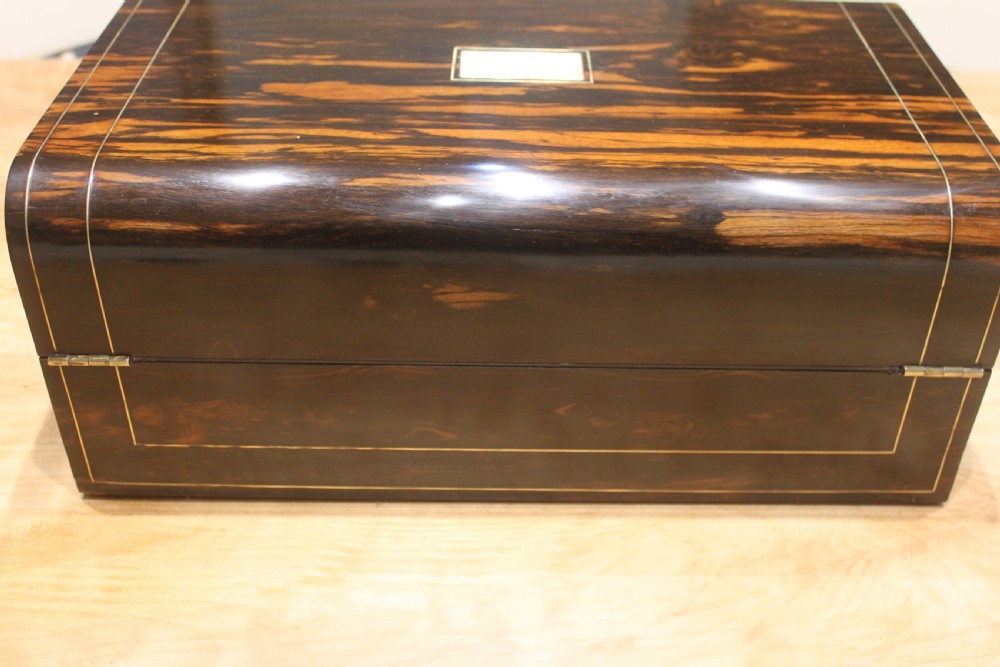 An exceptional quality Victorian coromandel writing slope View IV