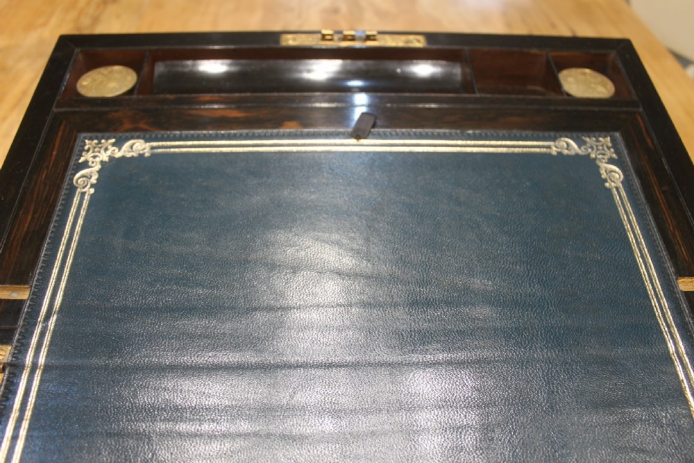 An exceptional quality Victorian coromandel writing slope View VIII