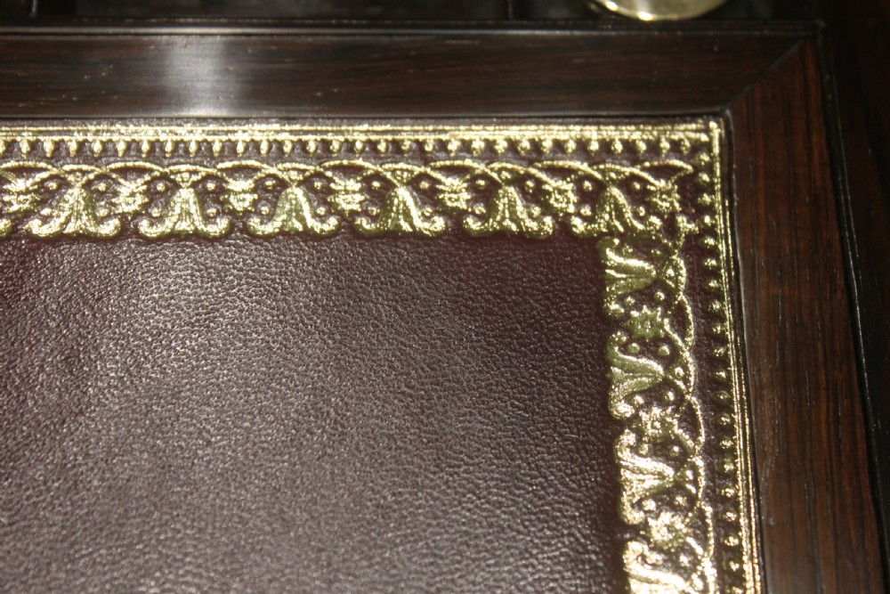 Rosewood and Mother-of -pearl inlaid writing slope View XIII