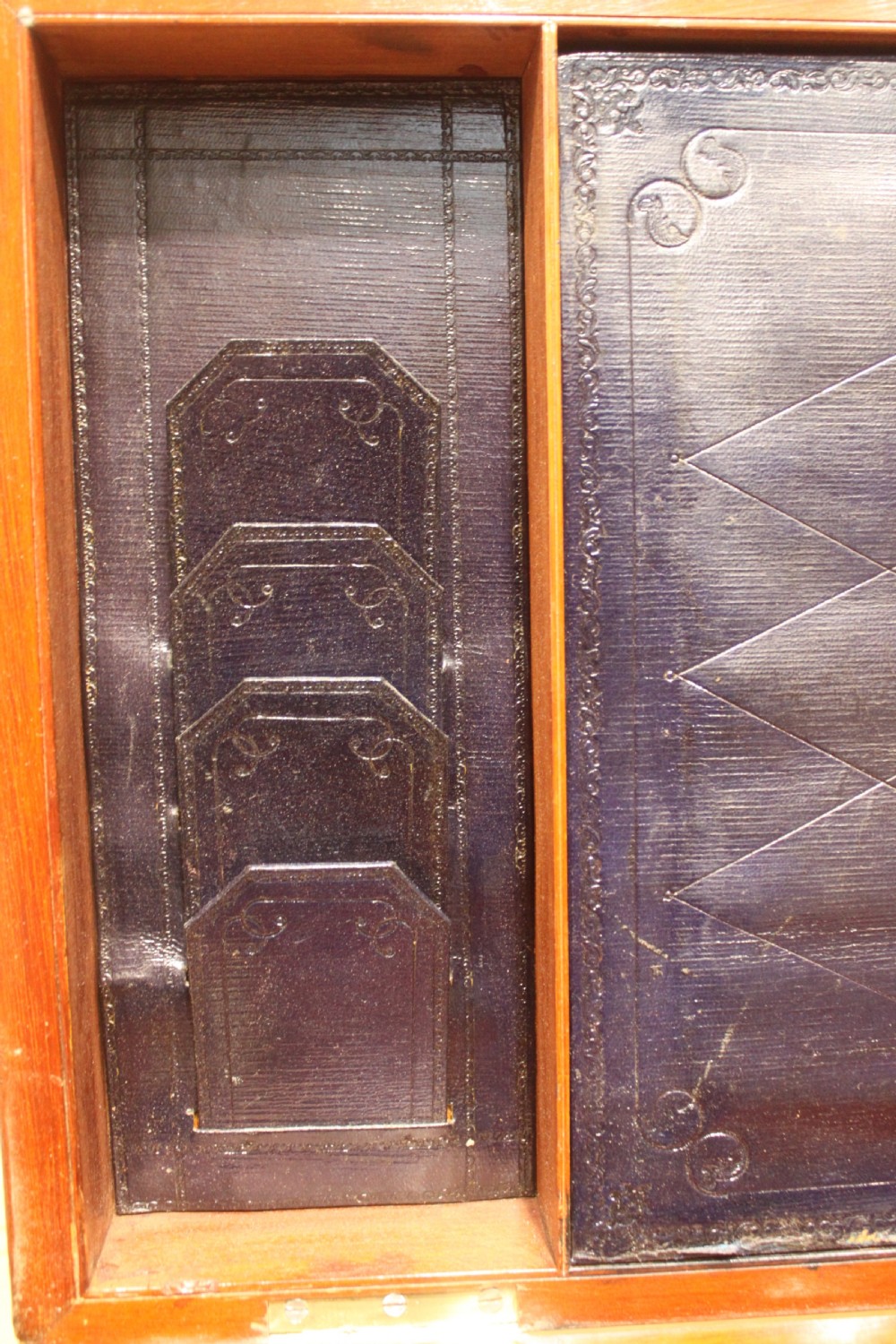 A large and impressive early 19th century mahogany campaign writing slope View VIII