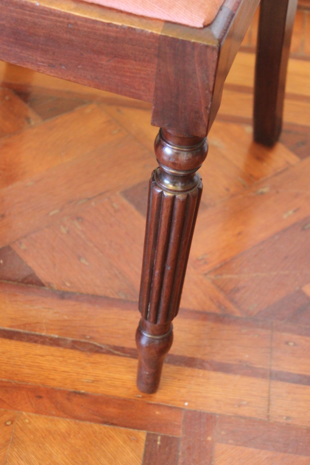 Set of Six Regency mahogany chairs including armchair View VI