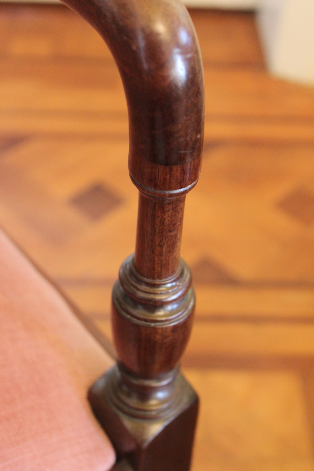Set of Six Regency mahogany chairs including armchair View XII