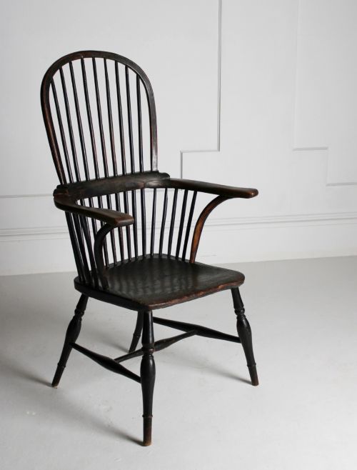 EARLY 19TH CENTURY HIGH BACK WINDSOR ARMCHAIR - ADDITIONAL PHOTO 2