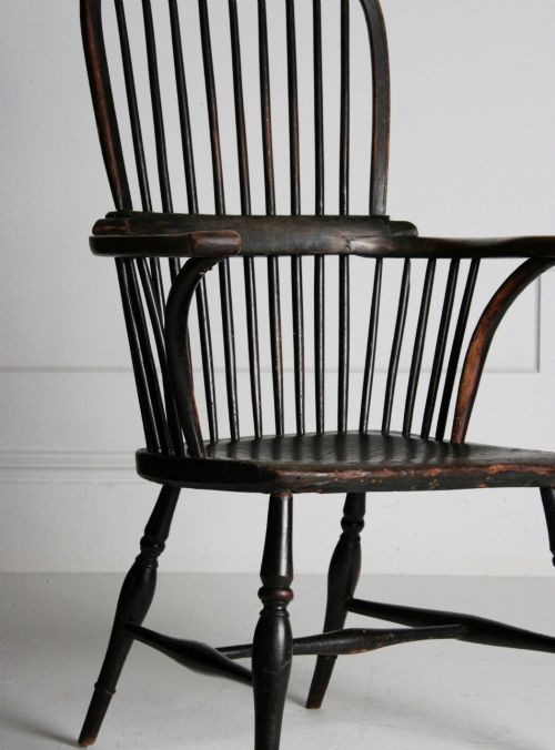 EARLY 19TH CENTURY HIGH BACK WINDSOR ARMCHAIR - ADDITIONAL PHOTO 5