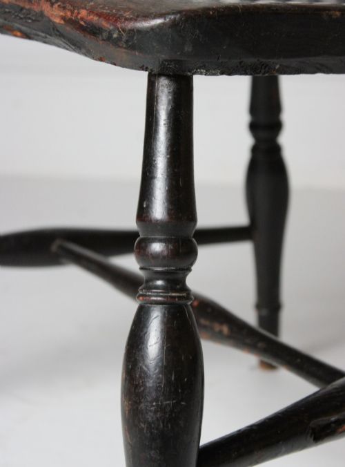 EARLY 19TH CENTURY HIGH BACK WINDSOR ARMCHAIR - ADDITIONAL PHOTO 6