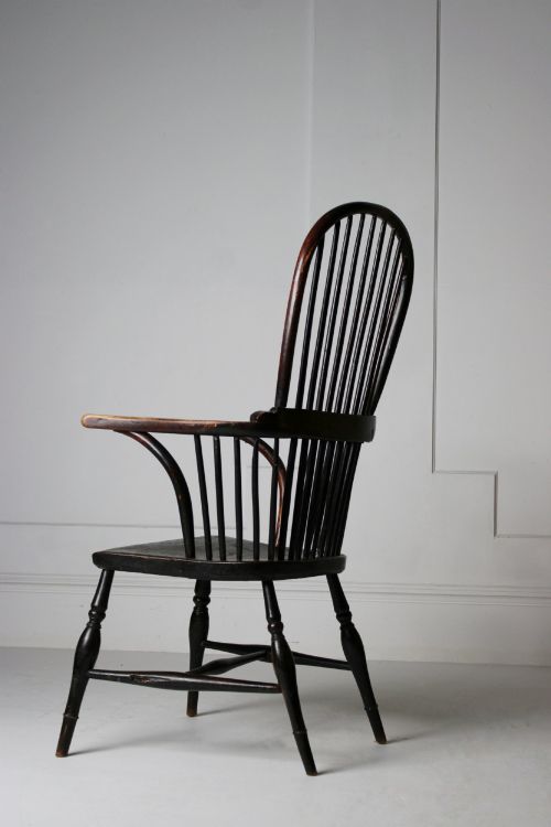 EARLY 19TH CENTURY HIGH BACK WINDSOR ARMCHAIR - ADDITIONAL PHOTO 7