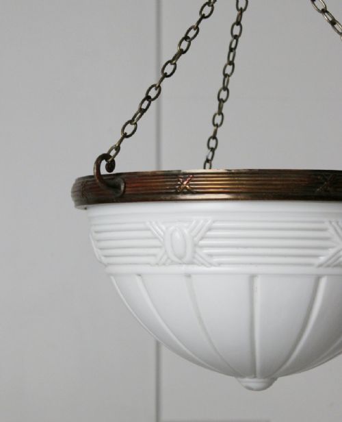 XL OPALINE PLAFONNIER PENDANT LIGHT - ADDITIONAL PHOTO 1