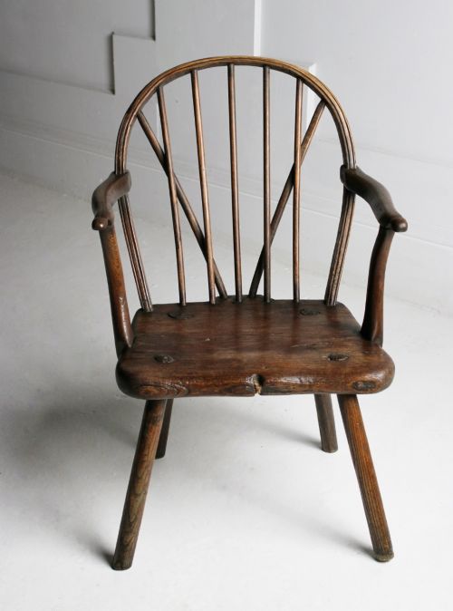 18TH CENTURY VERNACULAR STICK BACK CHAIR - ADDITIONAL PHOTO 6