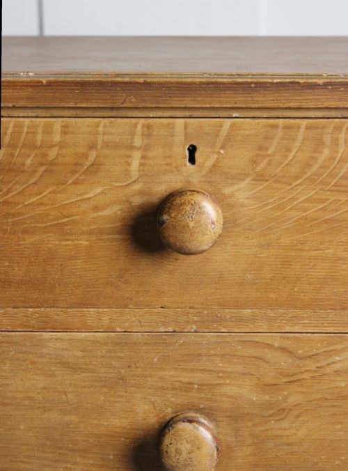 PINE DRAWERS IN ORIGINAL PAINT 19TH CENTURY - ADDITIONAL PHOTO 2