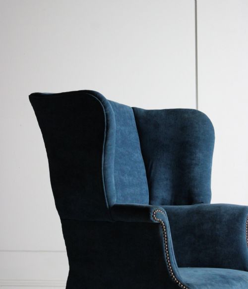 WINGBACK ARMCHAIR EARLY 20TH CENTURY - ADDITIONAL PHOTO 1