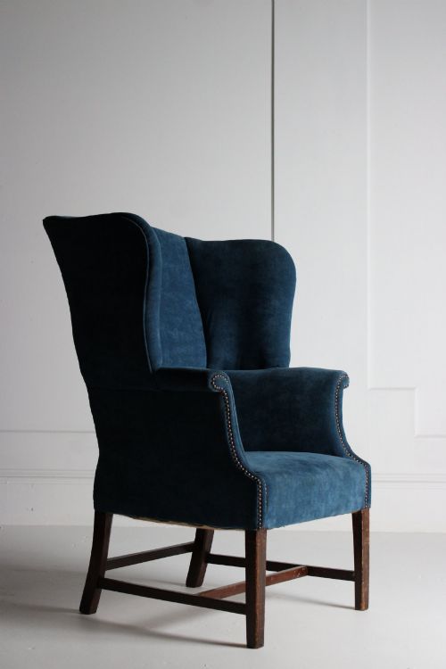 WINGBACK ARMCHAIR EARLY 20TH CENTURY - ADDITIONAL PHOTO 5