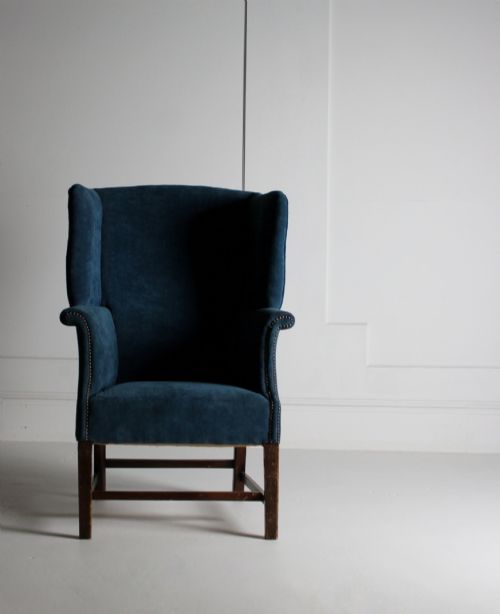 WINGBACK ARMCHAIR EARLY 20TH CENTURY - ADDITIONAL PHOTO 6