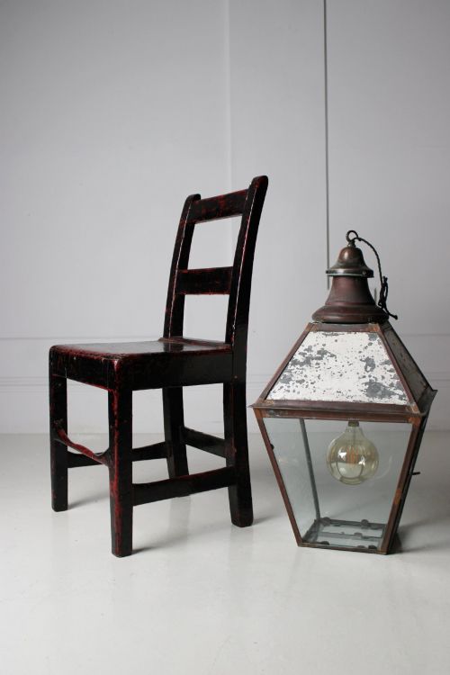 LARGE COPPER LANTERN PENDANT LIGHT