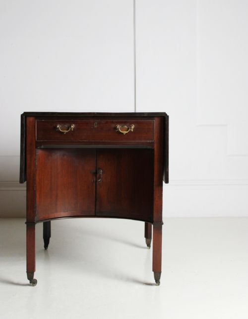 GEORGE III WRITING DESKSIDE TABLE