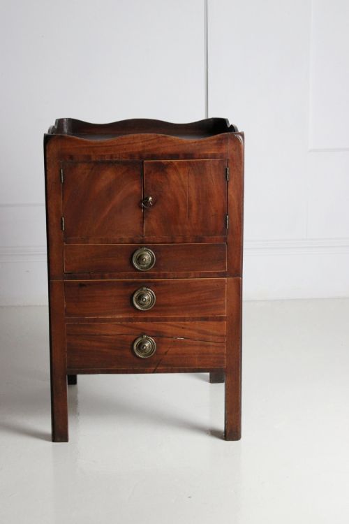 George III Pot cupboard night stand