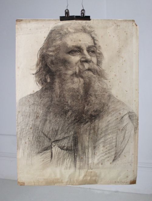 Charcoal Study of a Gentleman