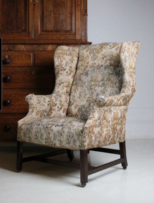 18th Century Wingback Armchair