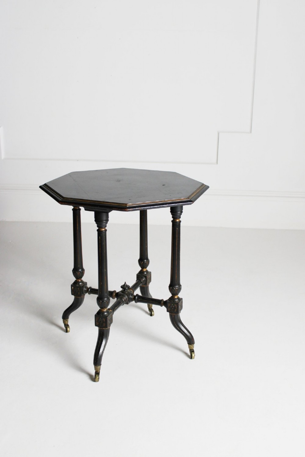 19th century ebonised occasional table attributed to Gillows