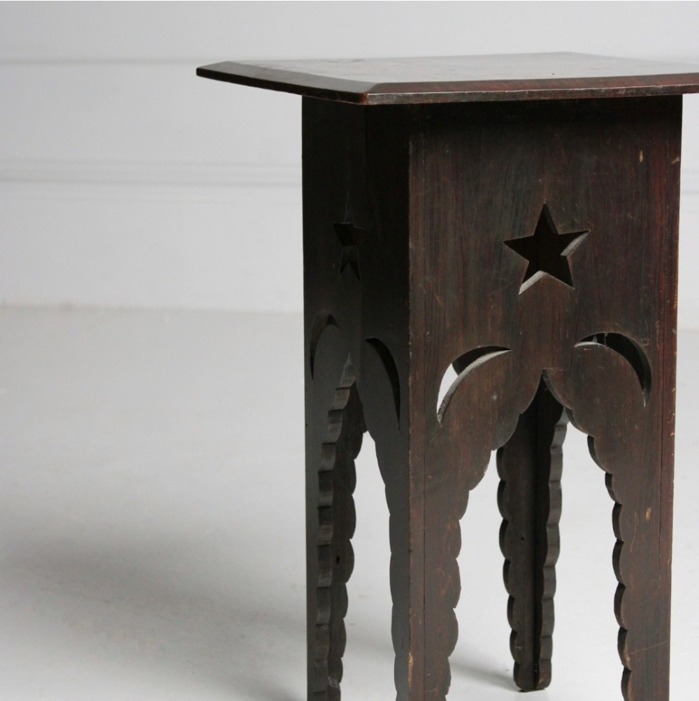Arts & crafts moorish side table View II
