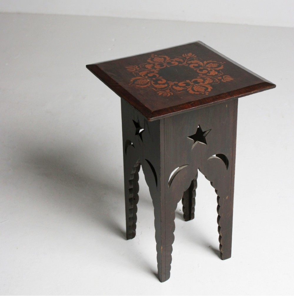 Arts & crafts moorish side table