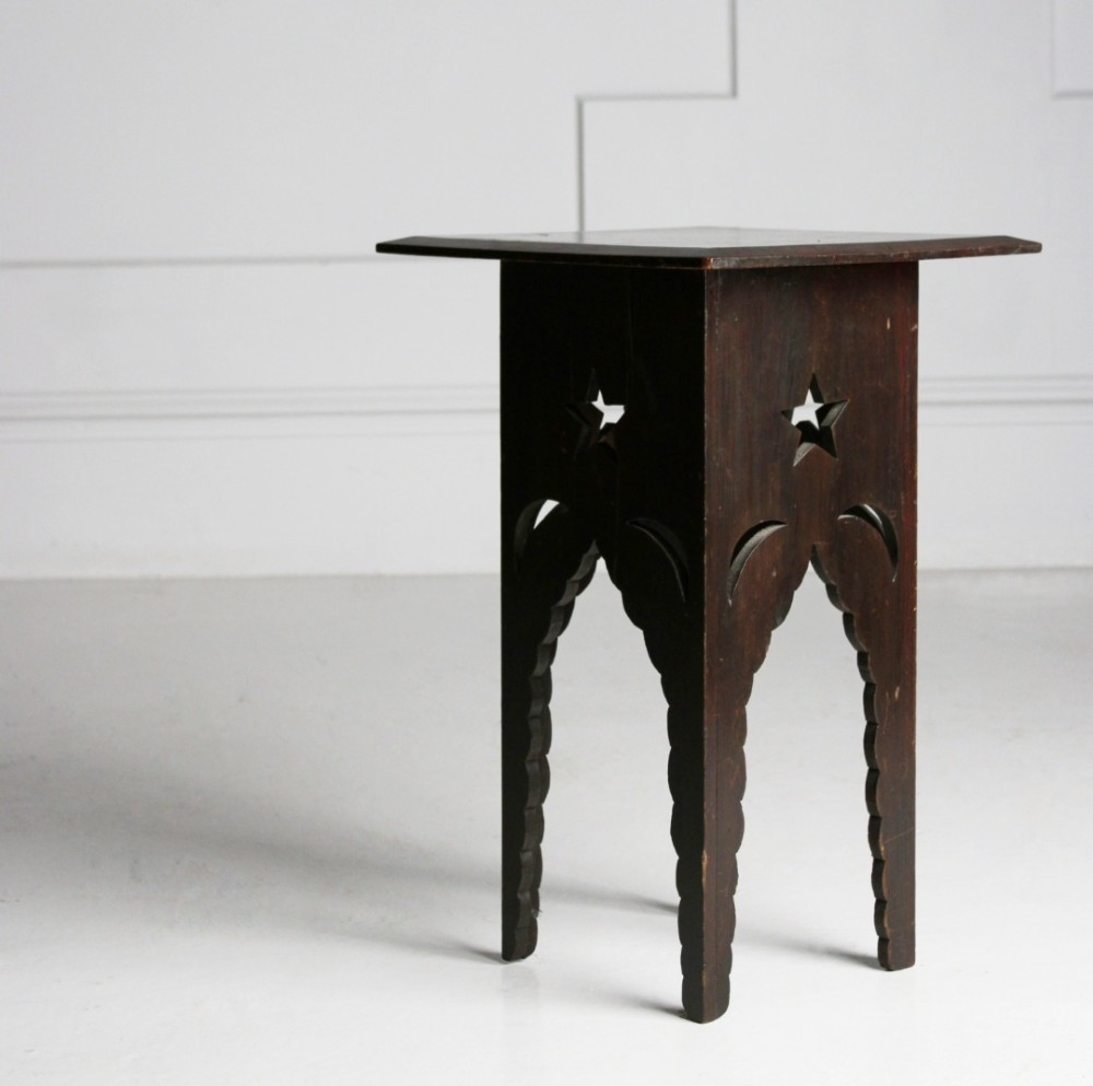 Arts & crafts moorish side table View IV