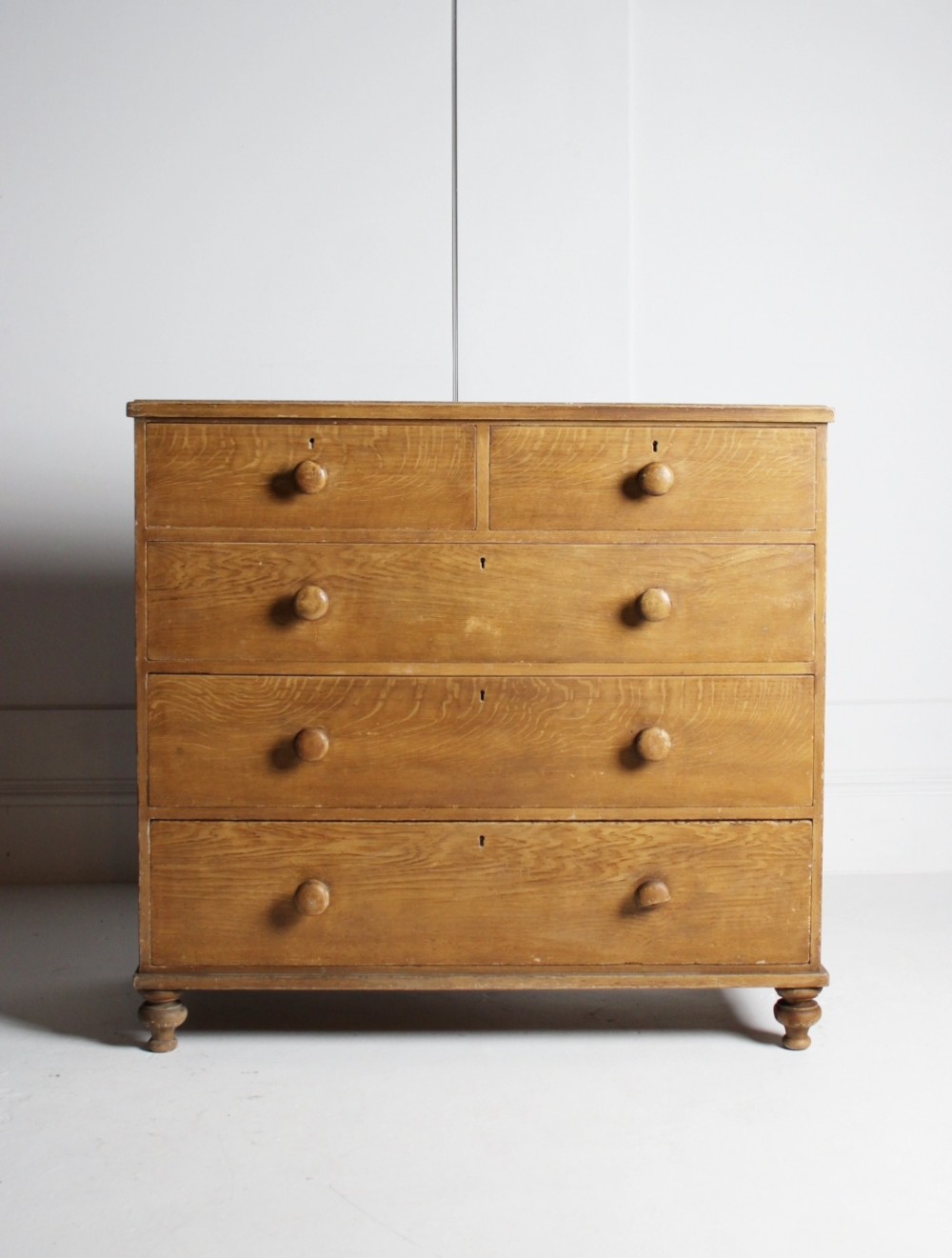 Pine drawers in original paint 19th century